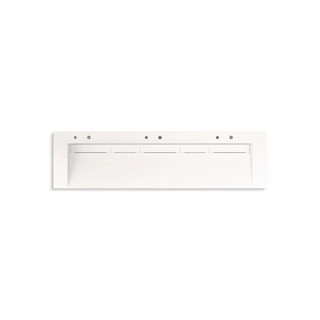 Kohler 90In Wall-Mount Trough Lavatory System In Designer White 81033-BSS-KCD